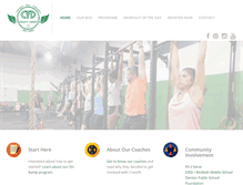 Tablet Screenshot of crossfitdenton.com